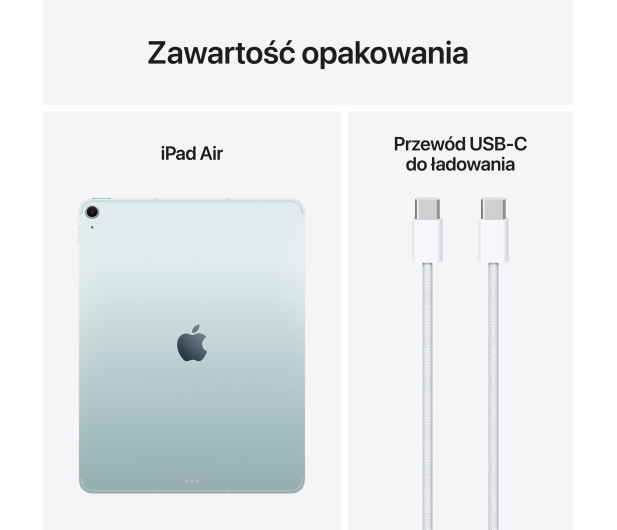 APPLE iPad Air M3 13'' Wi-Fi + Cellular 128GB - Blue - 1321924 - zdjęcie 10